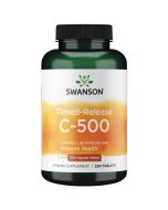 Swanson Vitamin C with Rose Hips Timed-Release 500mg Tablets 50