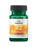 Swanson Vitamin K2 Natural 50mcg Softgels 30