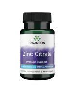 Swanson Zinc Citrate 50mg Capsules 60