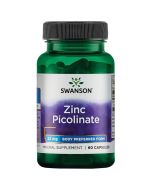 Swanson Zinc Picolinate 22mg Capsules 60