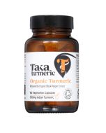 Taka Turmeric Organic Turmeric & Black Pepper Extract Capsules 60