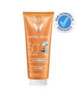 Vichy Ideal Soleil Children's Face and Body Gentle Milk SPF 50+ 300ml recommended by dermatologists