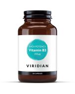 Viridian High Potency Vitamin B3 Capsules 30