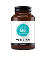 Viridian HIGH SIX Vitamin B6 with B-Complex Veg Caps 90