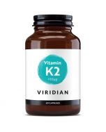 Viridian Vitamin K2 100ug Capsules 60