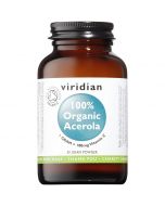 Viridian 100% Organic Acerola-Vit C Powder 50g