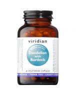 Viridian Dandelion with Burdock Extract Veg Caps 60