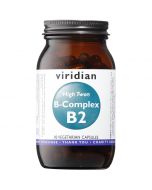 Viridian HIGH TWO Vitamin B2 with B-Complex Veg Caps 90