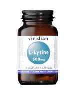 Viridian L-Lysine 500mg Veg Caps 30