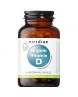 Viridian Organic Vitamin D2 (Vegan) 400iu Veg Caps 60