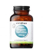 Viridian Spirulina 500mg tablets Organic 60