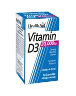 HealthAid Vitamin D3 20,000iu Capsules 30