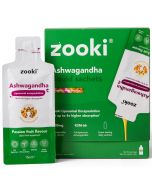 Zooki Liposomal Ashwagandha KSM-66 500mg Passion Fruit Sachets 30