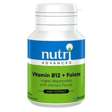 Nutri Advanced Vitamin B12 + Folate 60 Tabs | Landys Chemist